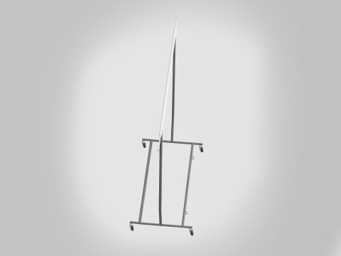 Cloakroom Stand Model 3D
