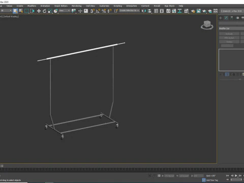 Garderobenst&auml;nder 3D Modell