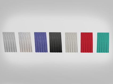 Curtain Voiles - 7 Colors 3D Model