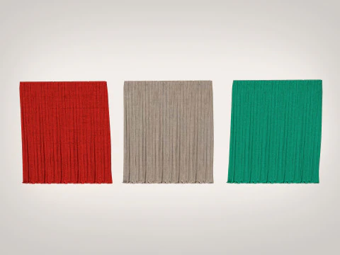 Curtain Voiles - 14 Colors 3D Model