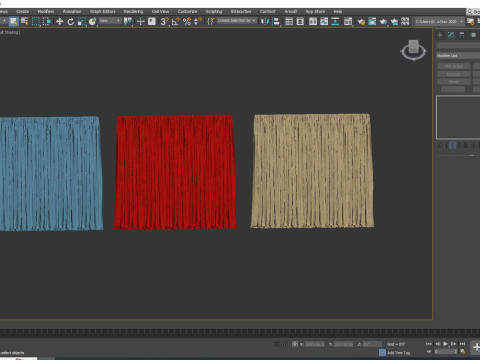 Curtain Voiles - 14 Colors Modello 3D