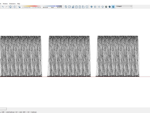 Curtain Voiles - 14 Colors Modello 3D