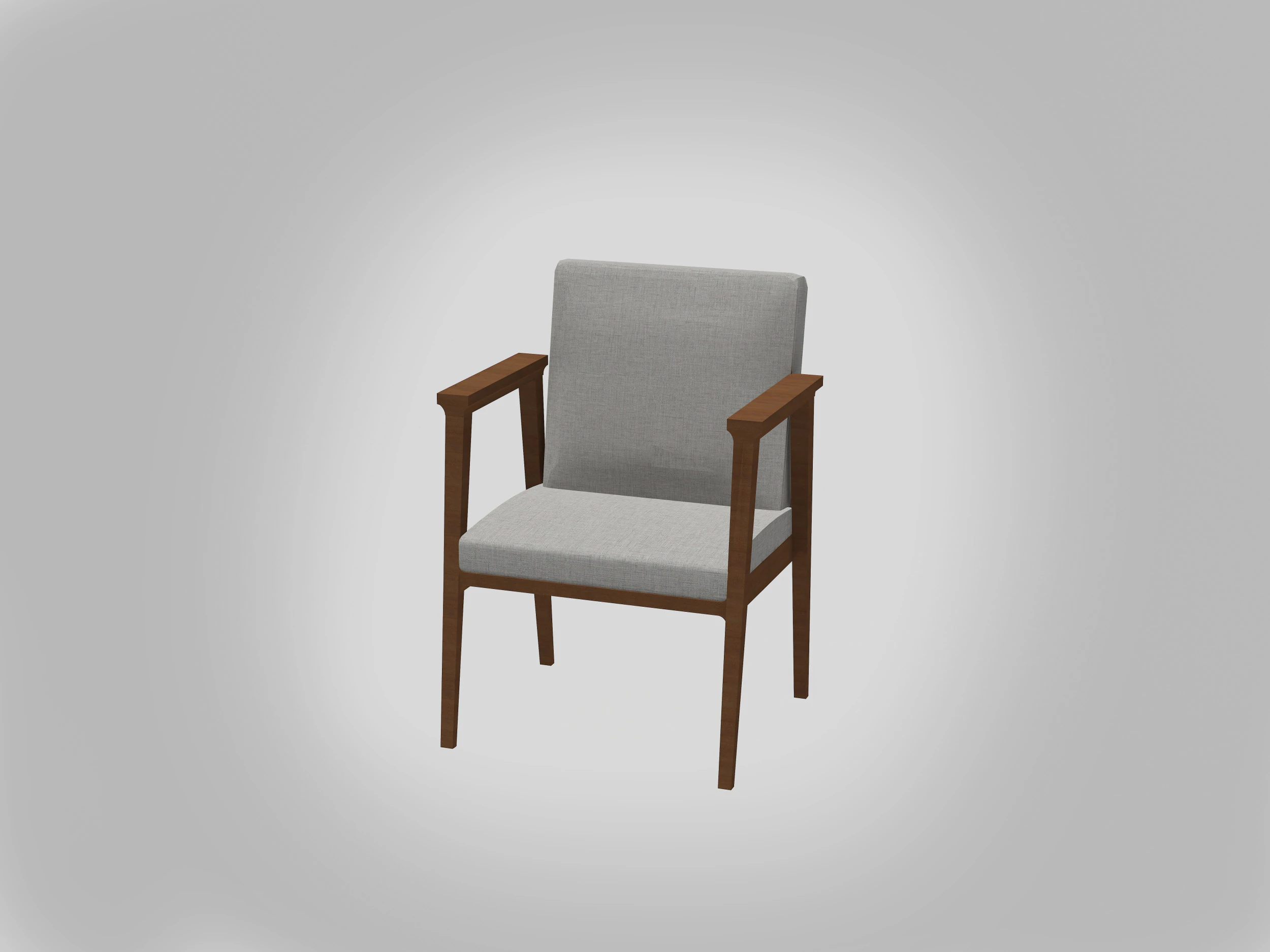 Draper Chair -Sofa 3D Model .c4d .max .obj .3ds .fbx .stl .blend 