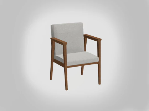 Draper Chair -Sofa 3D Model