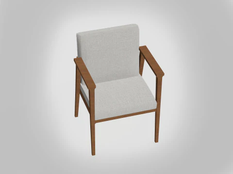 Draper Chair -Sofa 3D Model