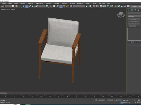 Draper Chair -Sofa 3D Model