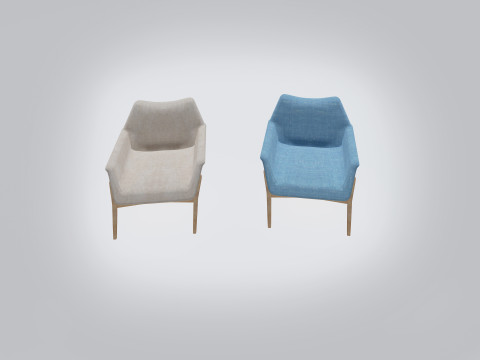 Hepburn Chair -Sofa 3Dモデル