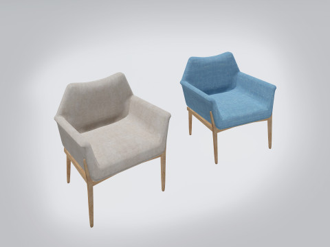 Hepburn Chair -Sofa 3D 模型