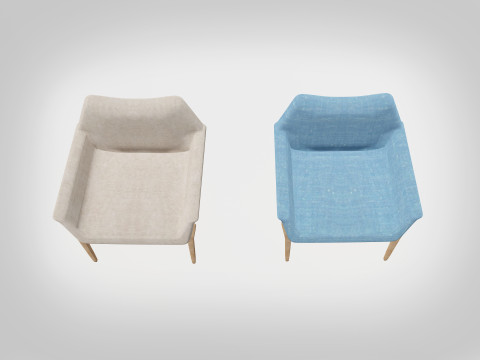 Hepburn Chair -Sofa 3D 模型