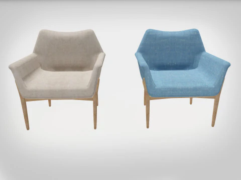 Hepburn Chair -Sofa 3D Model