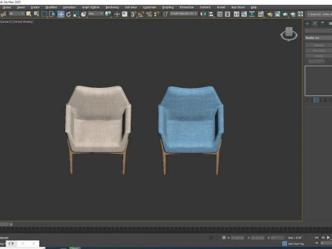 Hepburn Chair -Sofa 3D Model