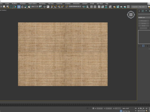 Jute Rug 3D Model