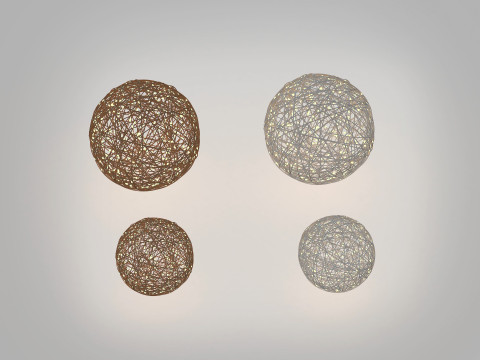 Luminous Vine Light Balls 3D मॉडल