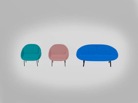 Melbourne Sofa 3D Model