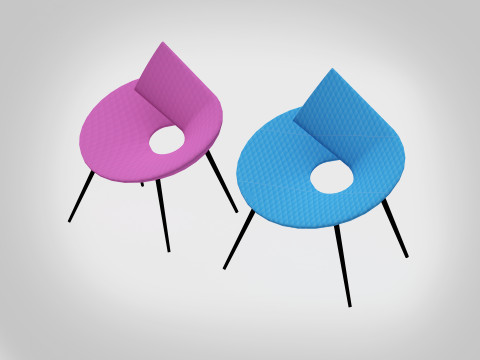 Monroe Chair 3D 모델