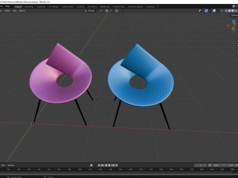 Monroe Chair 3D Model