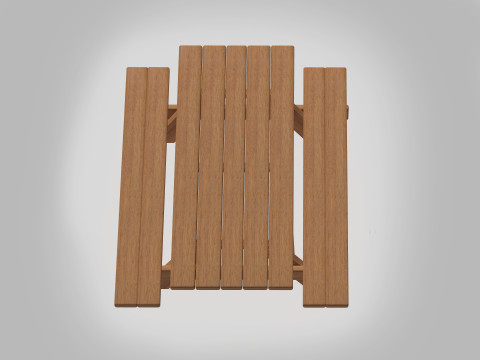Outdoor Picnic Table Modelo 3D