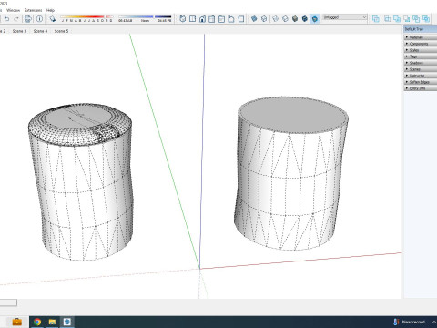 Wood Log Seating 3D Модель