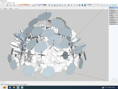 Chrysanthemum - Hardy Mum rust 3D-Modell