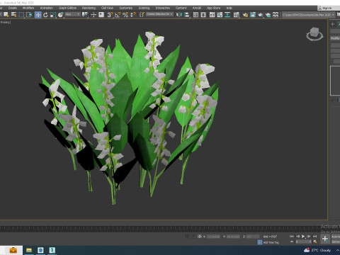 Convallaria majalis - Lily of the Valley 3D Model