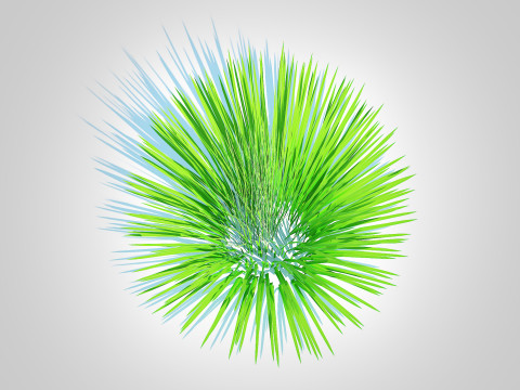 Deschampsia flex -without Wavy 3D 모델