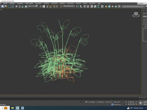Dicentra Luxuriant - Bleeding Heart 3D Model