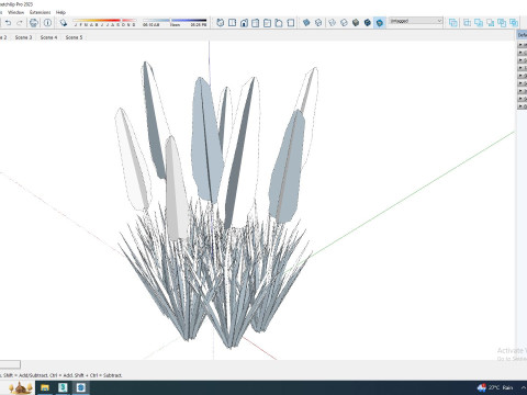 Eremurus - Foxtail Lily Yellow Modelo 3D
