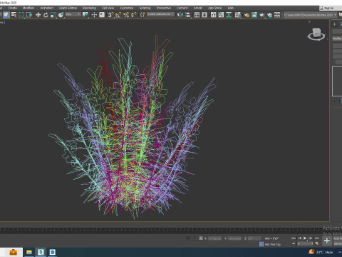 Gaura lindheimeri Pink 3D-Modell