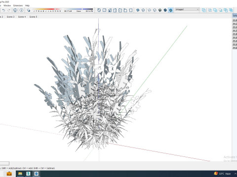 Gaura lindheimeri Pink 3D-Modell