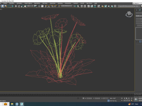 Gerbera - Gerbera Daisy Pink Flower Model 3D