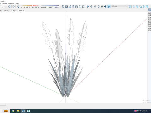 Gladiolus x hortulanus 3D Model