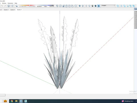Gladiolus x hortulanus 3D Model