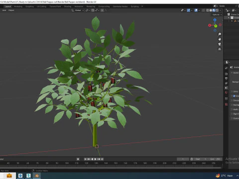 Bell Pepper-red 3D Model