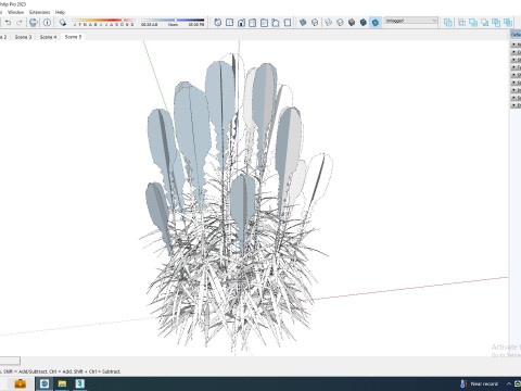 Liatris - purple gayfeather 3D Model
