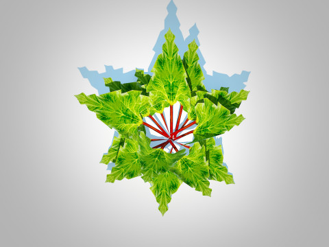 Rhubarb Modello 3D