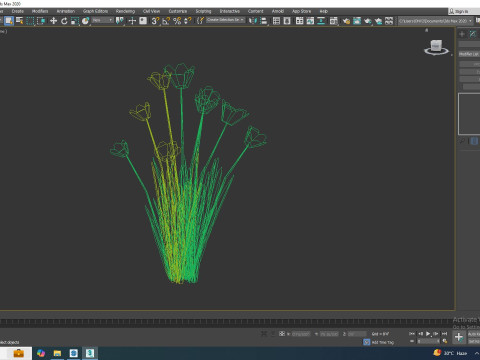 Tulipa - tulips Yellow 3D Model