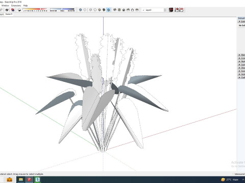 Pontederia cordata-pickeral rush 3Dモデル