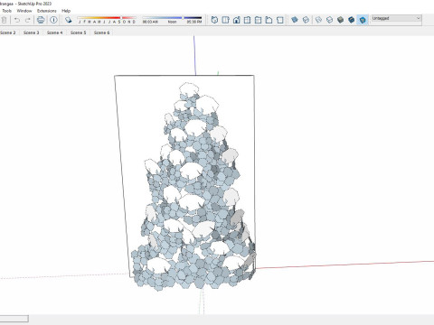 Hydrangea petiolaris - Climbing hydrangea 3D Model