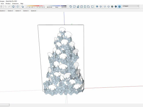 Hydrangea petiolaris - Climbing hydrangea 3D Model