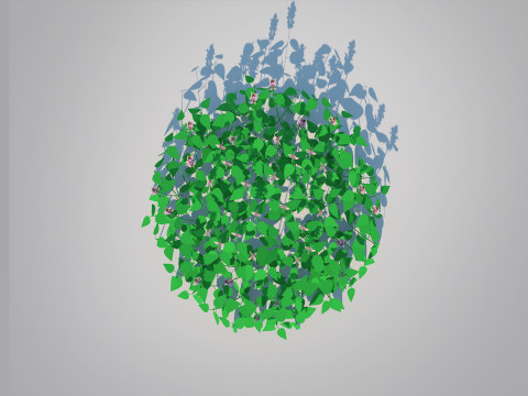 Lamium maculatum-deadnettle Model 3D