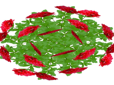 Azalea Red Modèle 3D