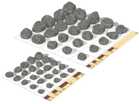 RockeryNaturalGray6-24inch Modello 3D