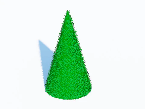 Taxus Media-Pyramidal Model 3D