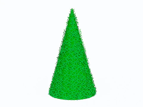 Taxus Media-Pyramidal 3D Model