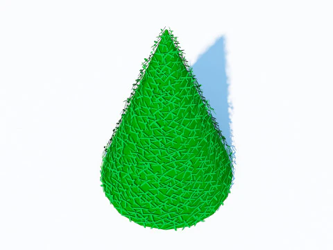 Taxus Media-Pyramidal 3D Model