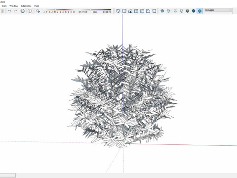 Taxus Media-Round Modelo 3D