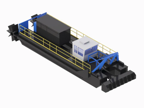 Dredger Versi 7012 HP Simplified 3D Model