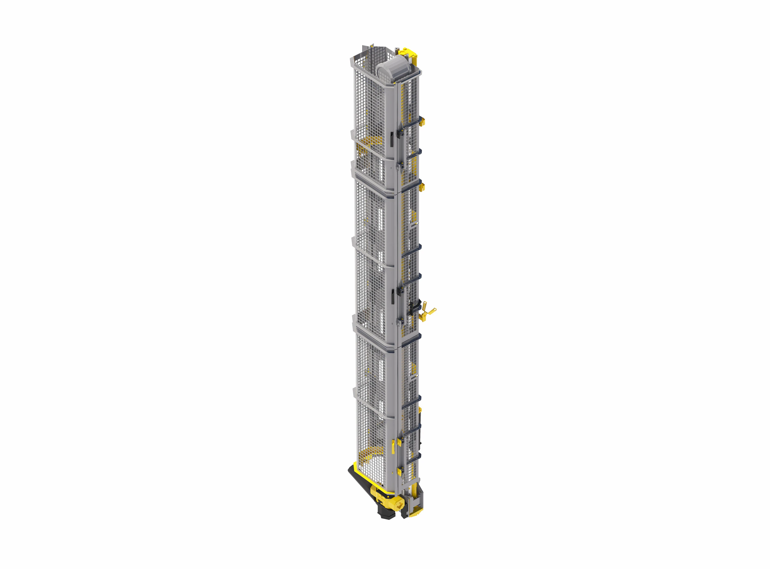 Drill Rig - 2 Feeders Only 3D Model .c4d .max .obj .3ds .fbx .stl .blend 