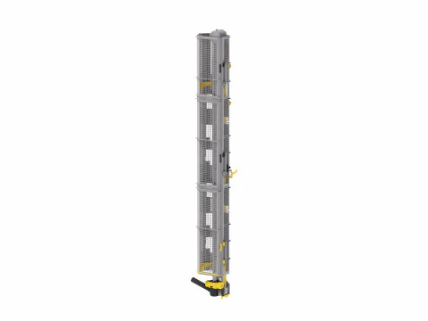 Drill Rig - 2 Feeders Only 3D Model