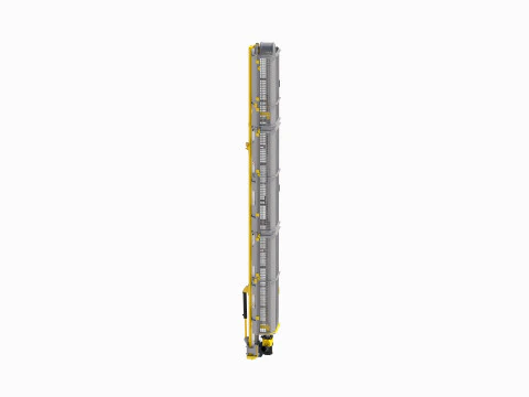 Drill Rig - 2 Feeders Only 3D Model